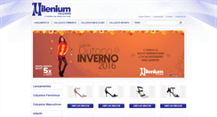 Desktop Screenshot of mileniumcalcados.com.br