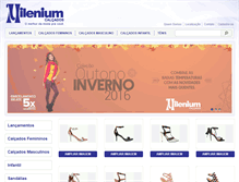 Tablet Screenshot of mileniumcalcados.com.br